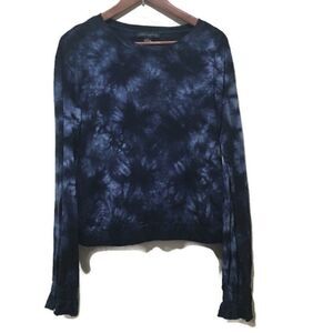 Sanctuary Blue Tie Dyed Long Sleeve top